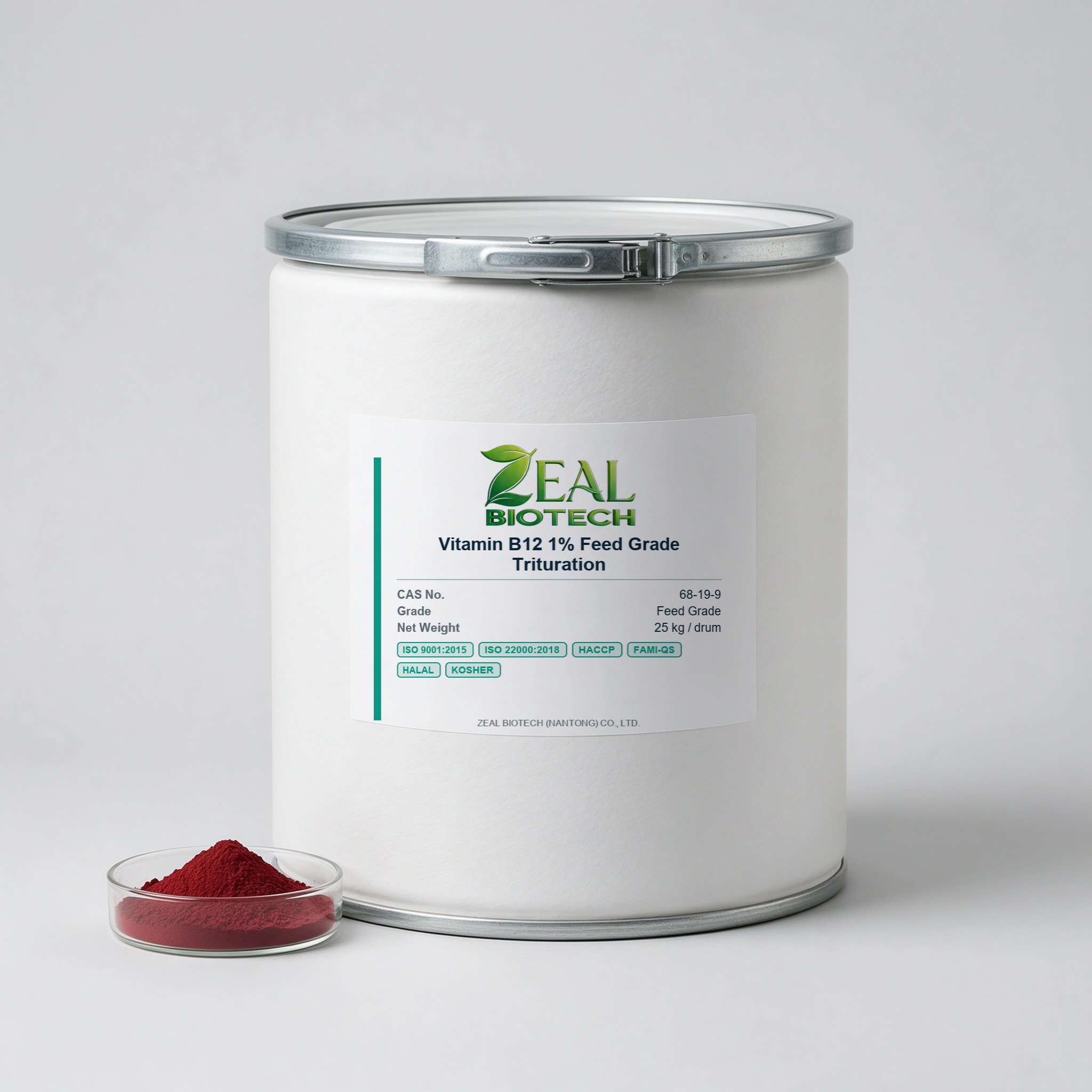 Vitamin B12 1% Feed Grade Trituration (Cyanocobalamin)