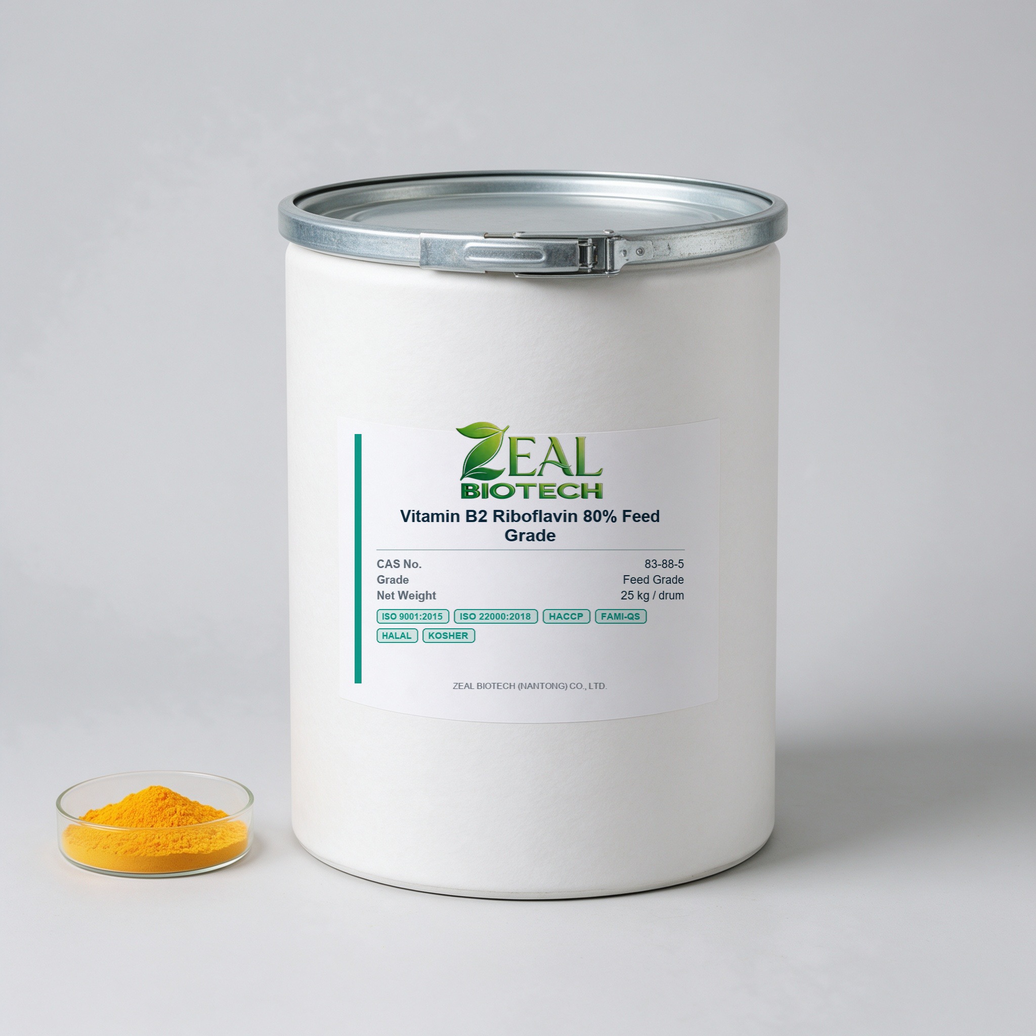 Vitamin B2 Riboflavin 80% Feed Grade Granule